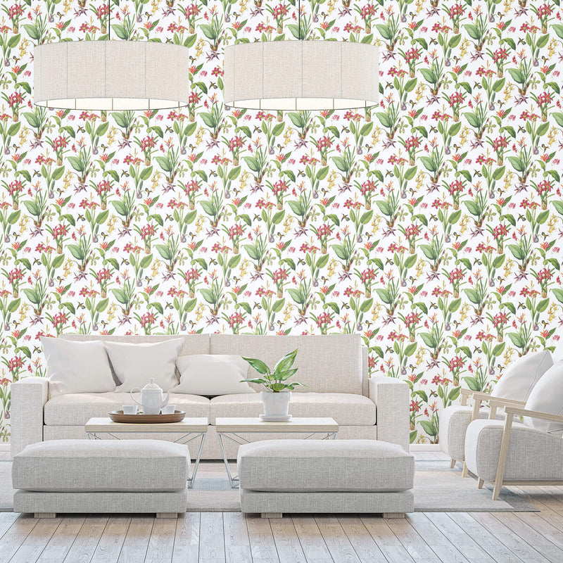 media image for Cottage Botanical Fresh Wallpaper from the Secret Garden Collection by Galerie Wallcoverings 244