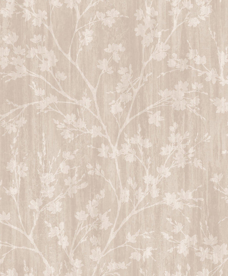 media image for sample wispy branches taupe wallpaper from the secret garden collection by galerie wallcoverings 1 295