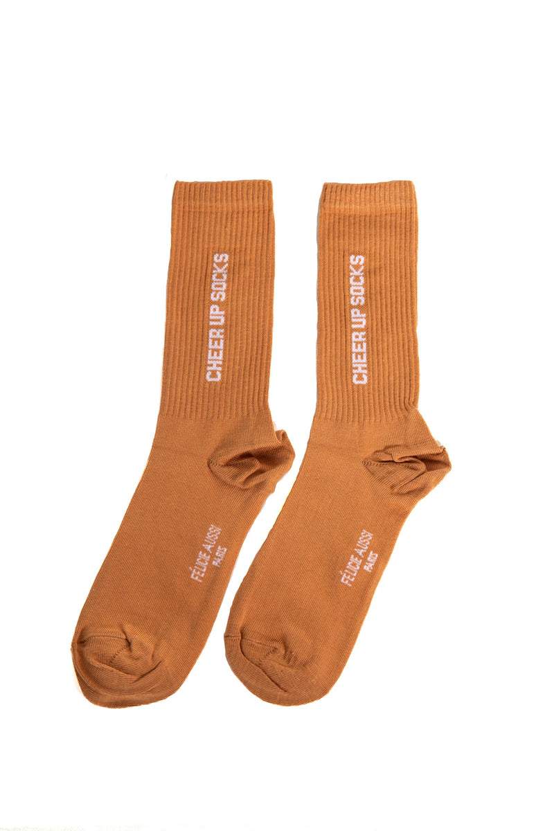 media image for set of 5 pairs of socks cheer up caramel by felicie aussi 5chchec40 1 247