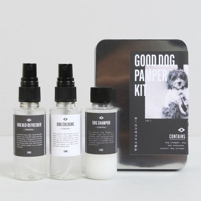 product image of good dog pamper kit tin coastal design by mens society 1 533