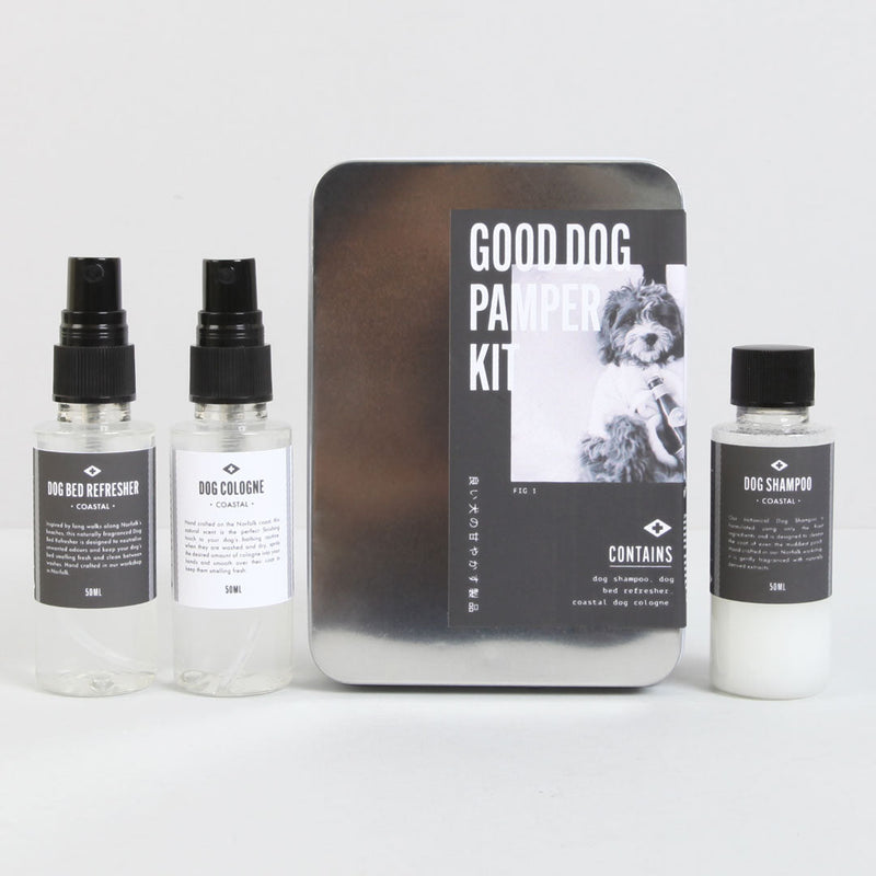 media image for good dog pamper kit tin coastal design by mens society 2 224