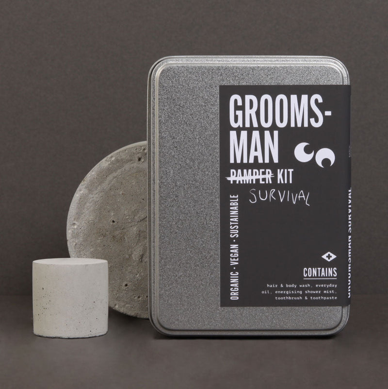 media image for groomsman survival kit design by mens society 2 27