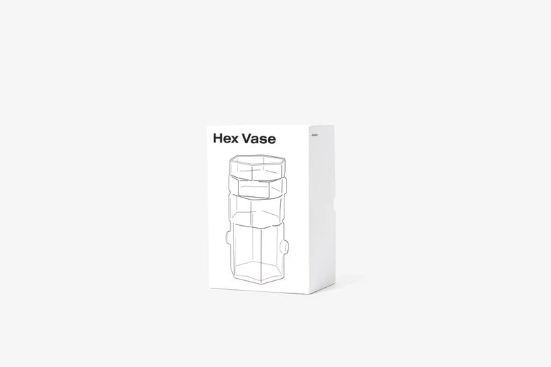 media image for hex vase in various colors 4 299
