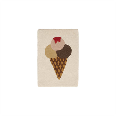 product image of ice cream tufted miniature rug wallhanger 1 590