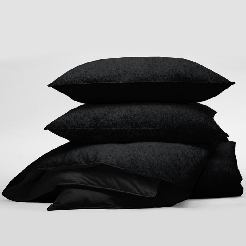 media image for Juno Velvet Black Bedding 3 249