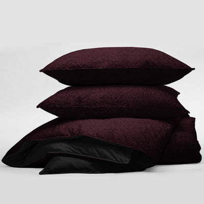 product image for Juno Velvet Bordeaux Bedding 3 43
