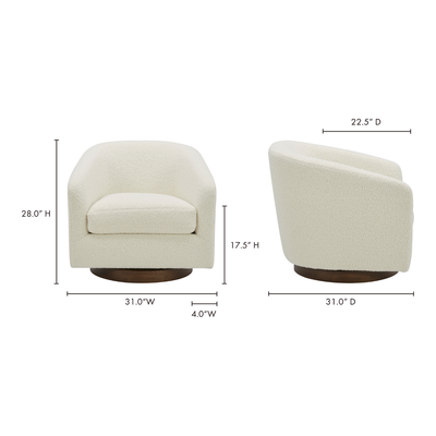 product image for oscy swivel chair vegan by Moe's Home Collection mhc kq 1015 24 11 43