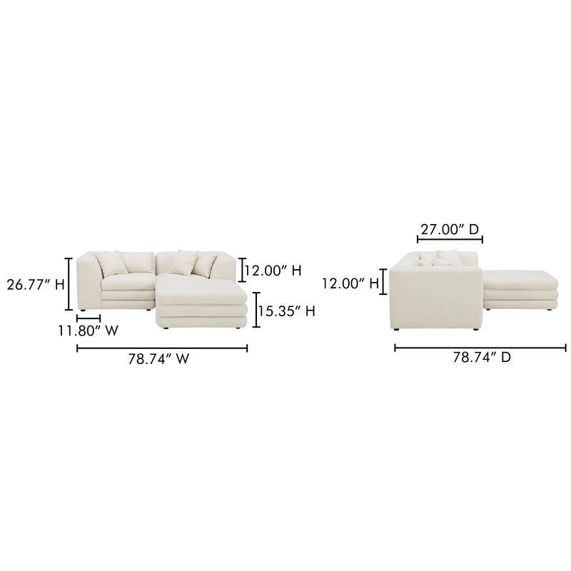 media image for Lowtide Nook Modular Sectional Moes Home Collection Mhc Kq 1038 09 12 292