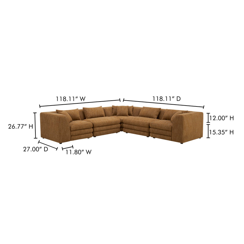 media image for Lowtide Classic L Shaped Modular Sectional Moes Home Collection Mhc Kq 1039 09 5 226