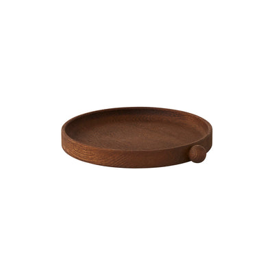 product image for inka wood tray round small dark by oyoy l300220 2 28