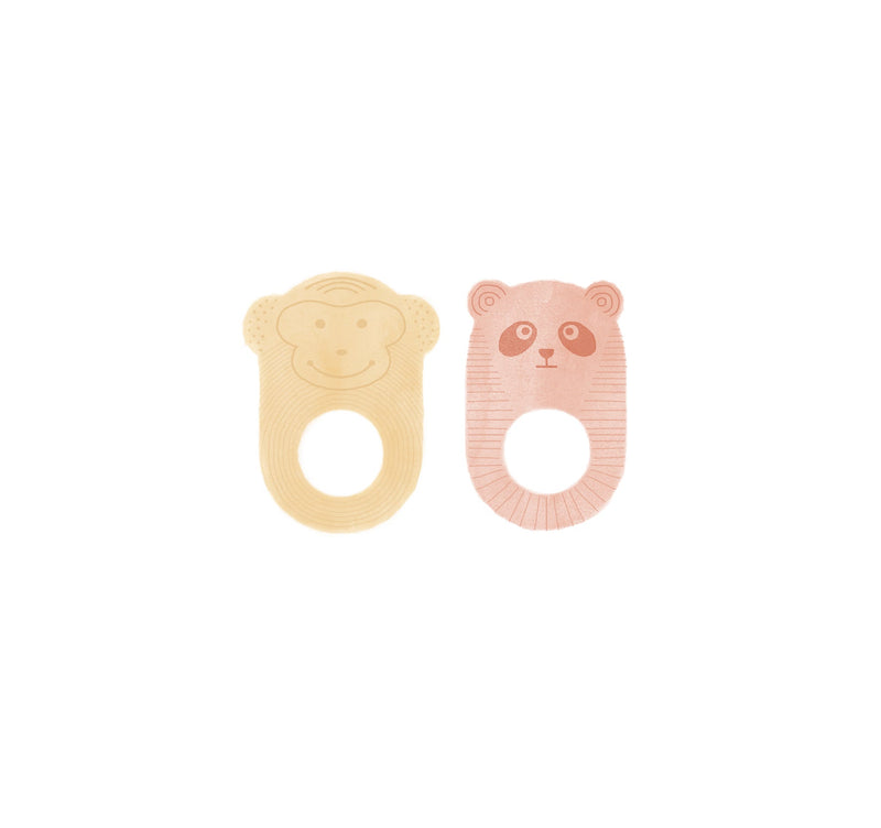 media image for nelson ling ling baby teether pack of 2 by oyoy m107170 1 217