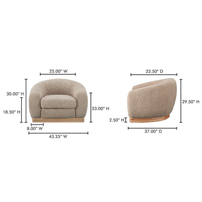 product image for Marlowe Lounge Chair Moes Home Collection Mhc Me 1065 16 12 0
