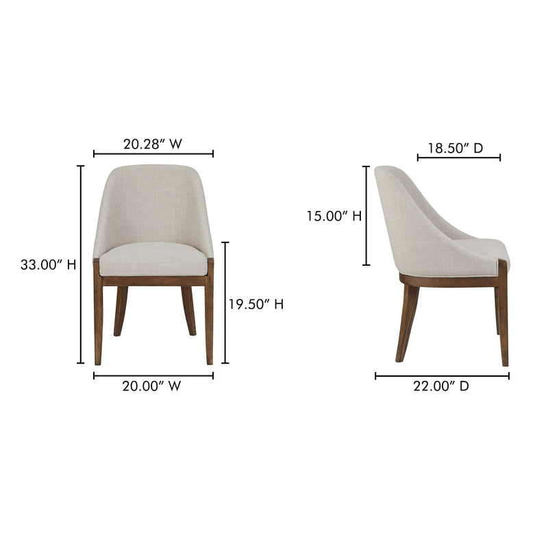 media image for Edward Dining Chair Heather Moes Home Collection Mhc Me 1071 34 11 246