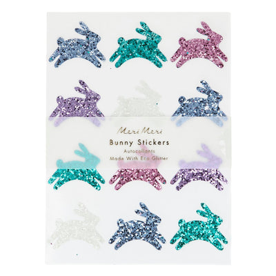 product image of glitter bunny stickers by meri meri mm 219196 1 539