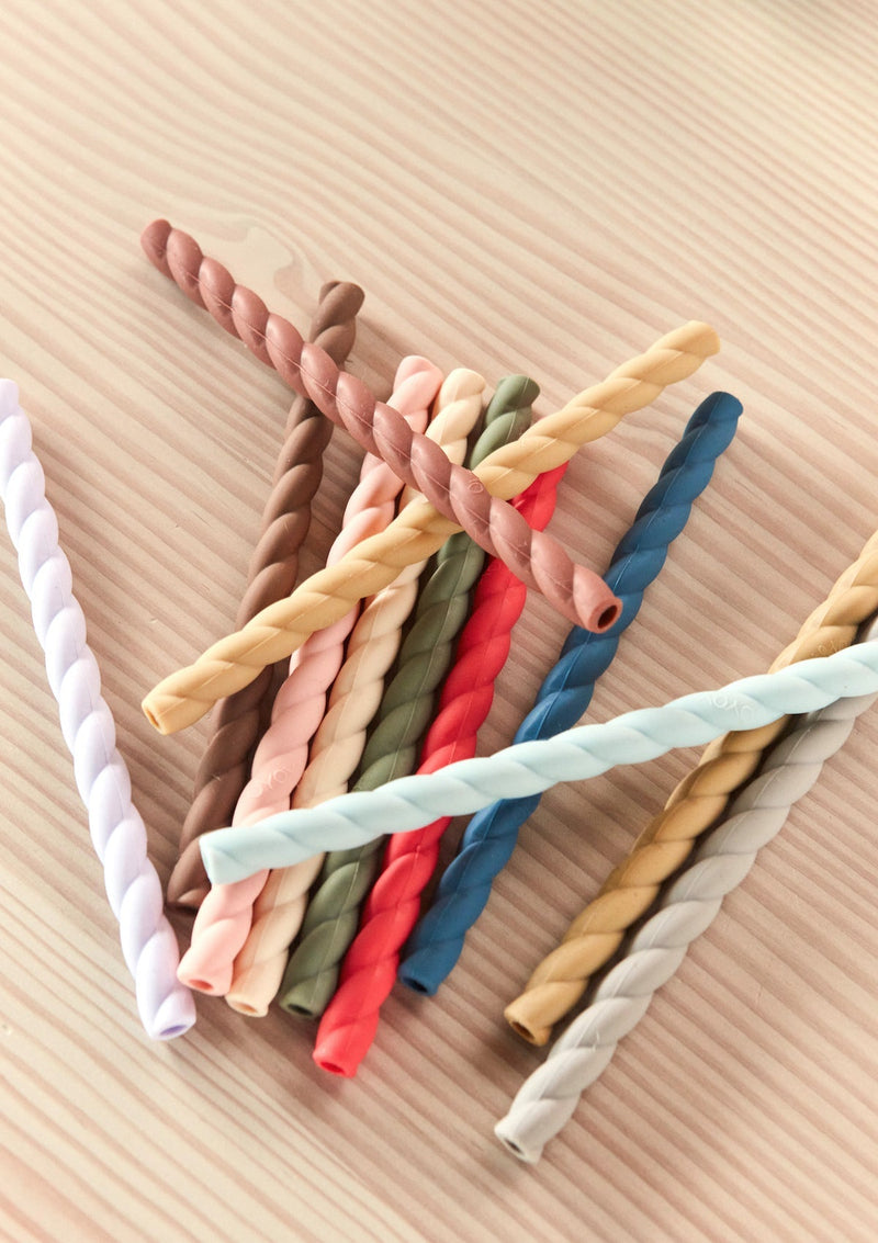 media image for mellow silicone straw set cherry red vanilla 3 234