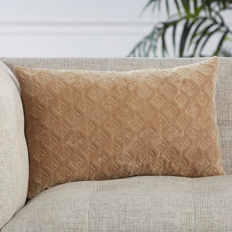 media image for Dakon Trellis Pillow in Beige by Jaipur Living 256