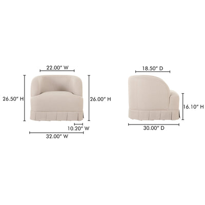 product image for Maren Swivel Chair Moes Home Collection Mhc Oa 1013 34 17 56