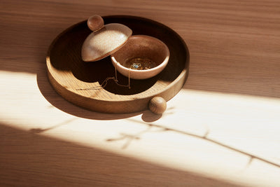 product image for inka wood tray round small dark by oyoy l300220 5 67