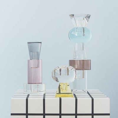 product image for nordic candleholder in clear in various shapes design by oyoy 3 71
