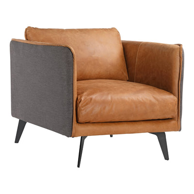 product image of Messina Leather Arm Chair Cigare Tan Leather 2 551
