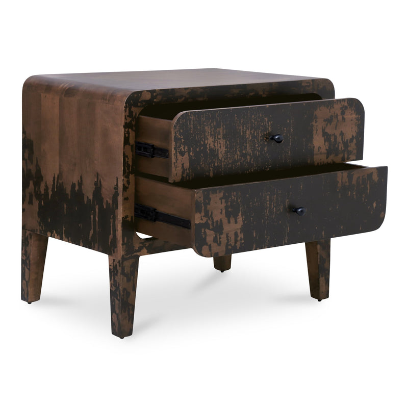 media image for Iris Nightstand Distressed Moes Home Collection Mhc Pp 1022 02 2 226