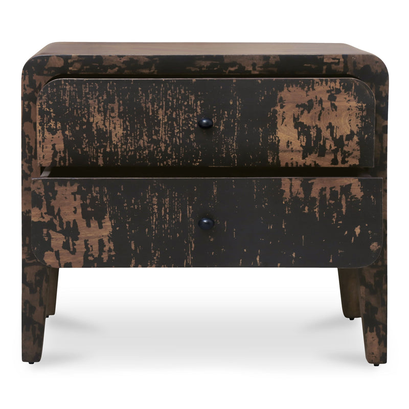 media image for Iris Nightstand Distressed Moes Home Collection Mhc Pp 1022 02 4 295