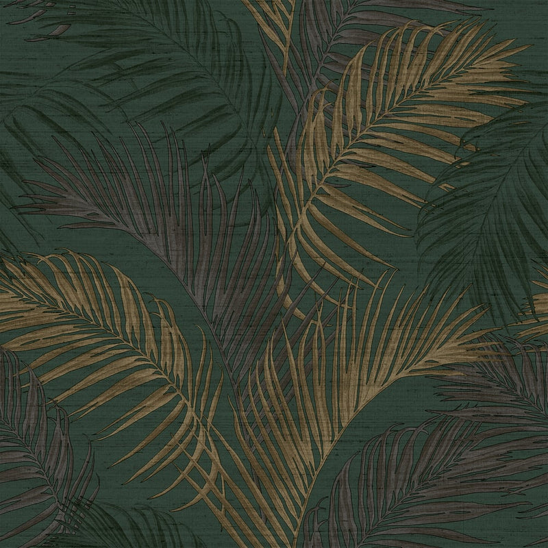 media image for Synergy Felce Tonale Wallpaper in Dark Green 275