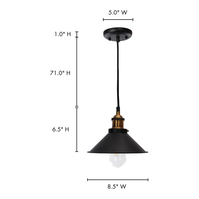media image for Renata Pendant Lamp Black 7 283