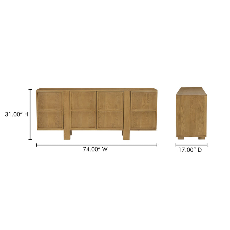 media image for Henley Sideboard Moes Home Collection Mhc Rp 1063 03 7 249