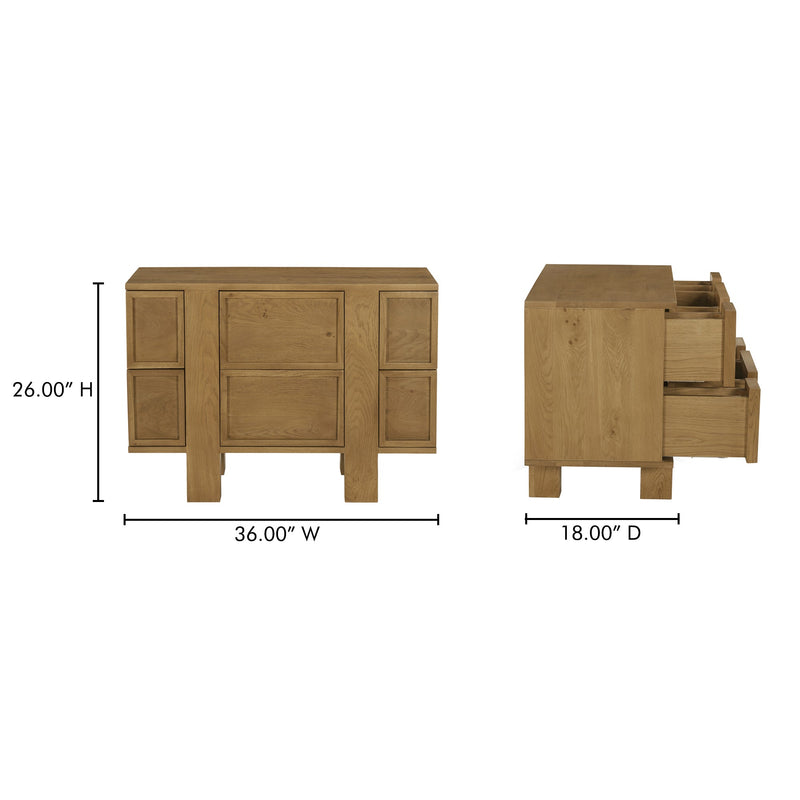 media image for Henley Nightstand Moes Home Collection Mhc Rp 1064 03 7 232