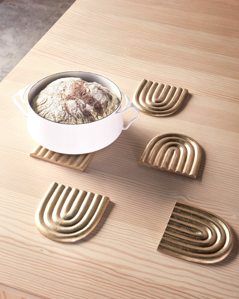 media image for rainbow trivet solid brass 3 268
