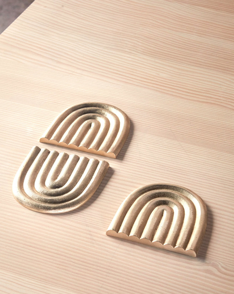 media image for rainbow trivet solid brass 2 230