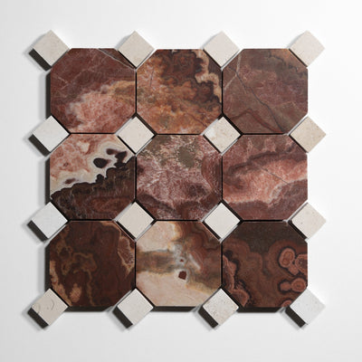 product image of red onyx 4 octagon by Designer Rug ro4oct sg 1 52