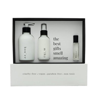 product image for the layering gift set in various scents by riddle oil 2 86