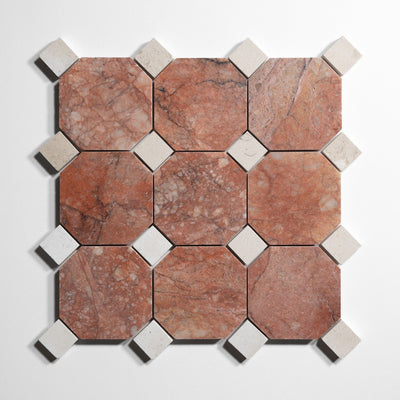 product image of rojo breccia 4 octagon by Designer Rug rb4oct sg 1 515