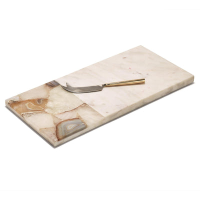product image of Agate And Marble Serving Tray With Cheese Knife 1 552