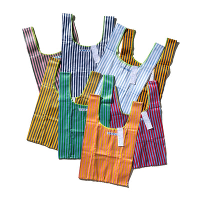 product image for School Tie Fabric Bag - Yellow x Gray 93