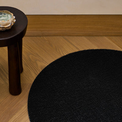 product image for Solid Black Shag Chilewich Chw 200387 001 4 42