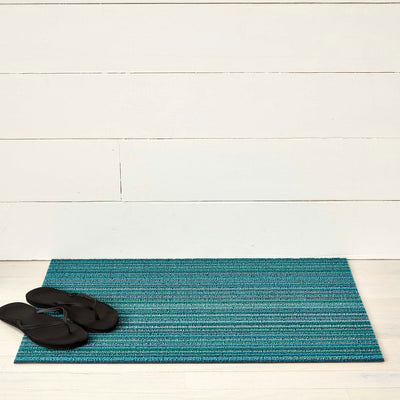 product image for Skinny Stripe Turquoise Shag Chilewich Chw 200134 016 2 66