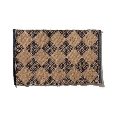 product image for Tile Patterned Jute Mat - Mykonos 30