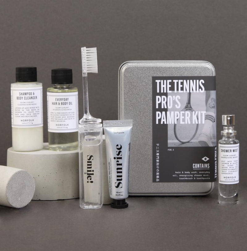 media image for tennis pros pamper kit design by mens society 2 28
