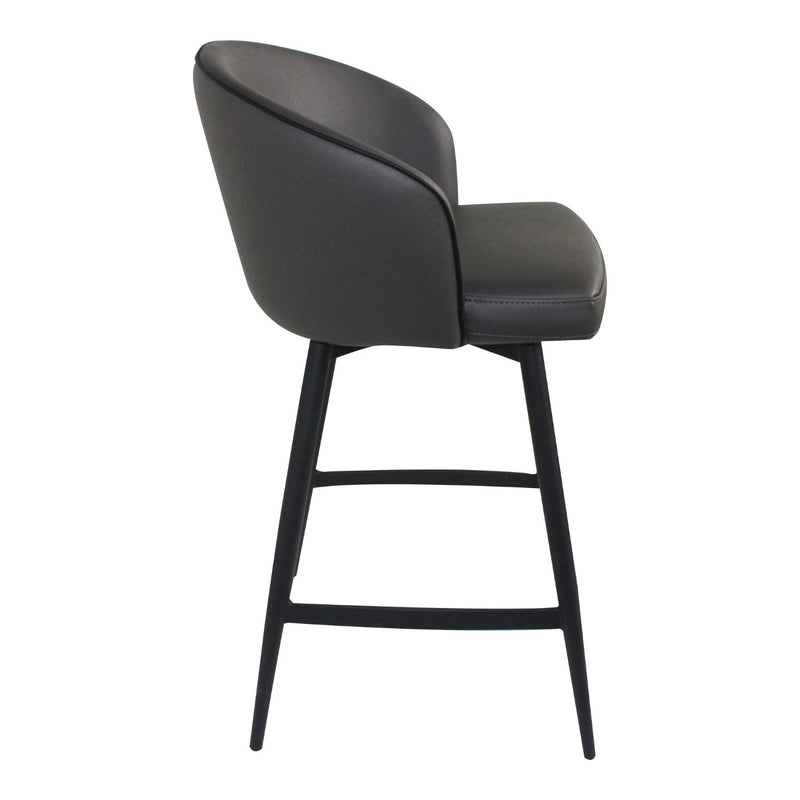 media image for Webber Swivel Counter Stool Charcoal 3 283