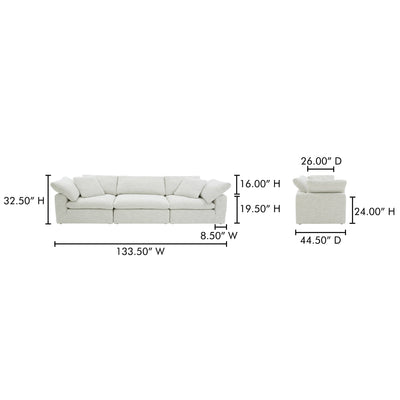 product image for Clay Modular Sofa Moes Home Collection Mhc Yj 1026 49 28 42