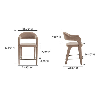 product image for Martens Bar Stool Moes Home Collection Mhc Ym 1011 34 32 72