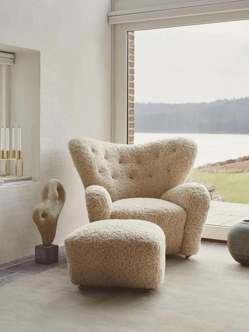 media image for The Tired Man Lounge Chair Audo Copenhagen 71134 014738 11 234
