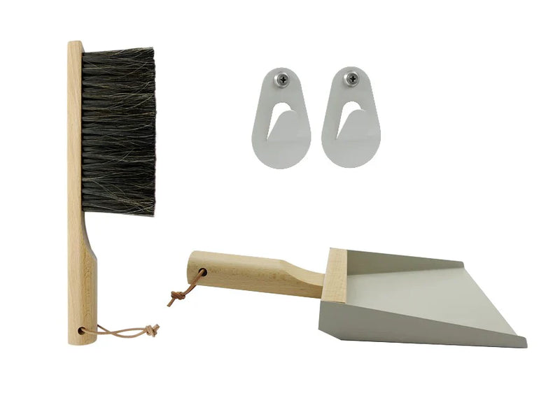 media image for andree jardin mr and mrs clynk grey dustpan brush coffret gift set 1 253