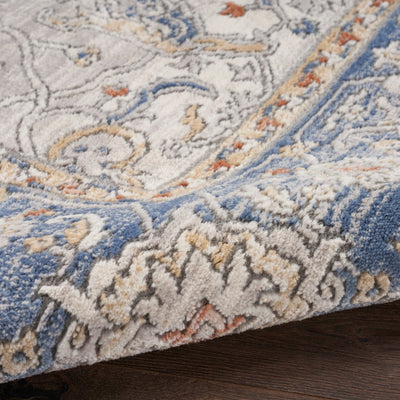 product image for Nicole Curtis Series 4 Cream Blue Vintage Rug By Nicole Curtis Nsn 099446163400 7 3