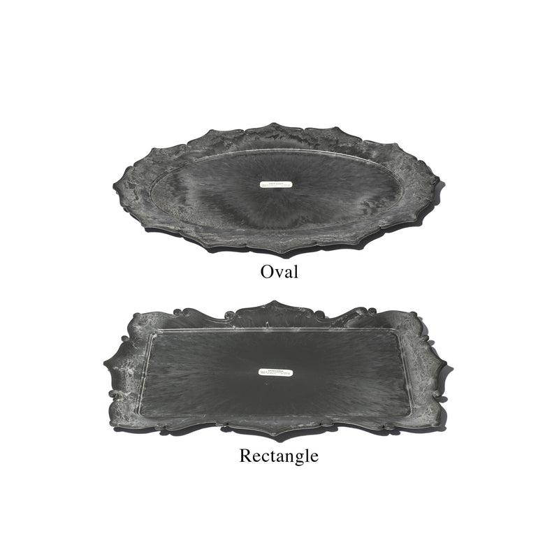 media image for copy of decoration tray circle petal design by puebco 5 235