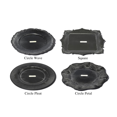 product image for copy of decoration tray circle petal design by puebco 4 50
