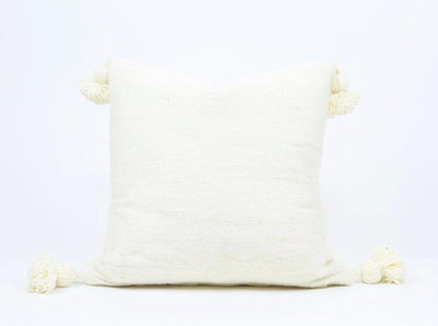 product image of Asma White Moroccan Silk Pillow 1 584